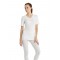 1263 Bayan Termal V-Yaka Kısa Kol T-Shirt 2.Seviye Beyaz | nurkonicgiyim.com