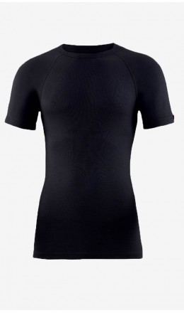 9258 Bayan Termal Kısa Kol T-Shirt 2.Seviye Siyah | nurkonicgiyim.com