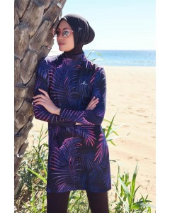 3022 Elçin Likralı Tesettür Mayo Takımı nurkonicgiyim