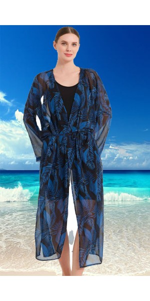 2630 K.Lacivert Desenli Pareo nurkonicgiyim